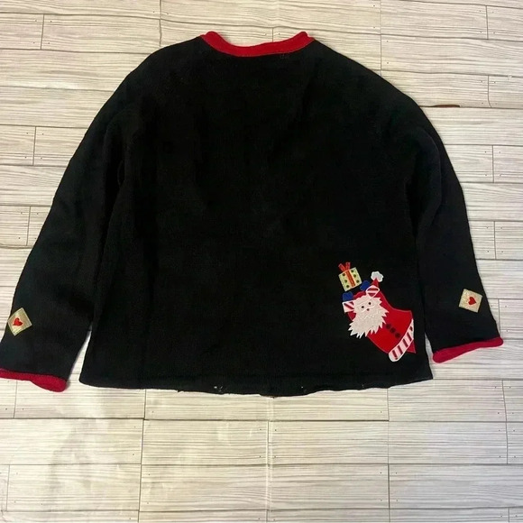 Vintage Tiara International Santa Claus Christmas Sweater - Picture 2 of 5